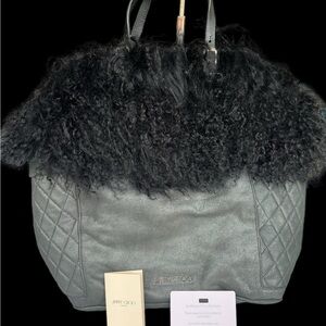 JIMMY CHOO (RARE) Mongolian Sheep Bag